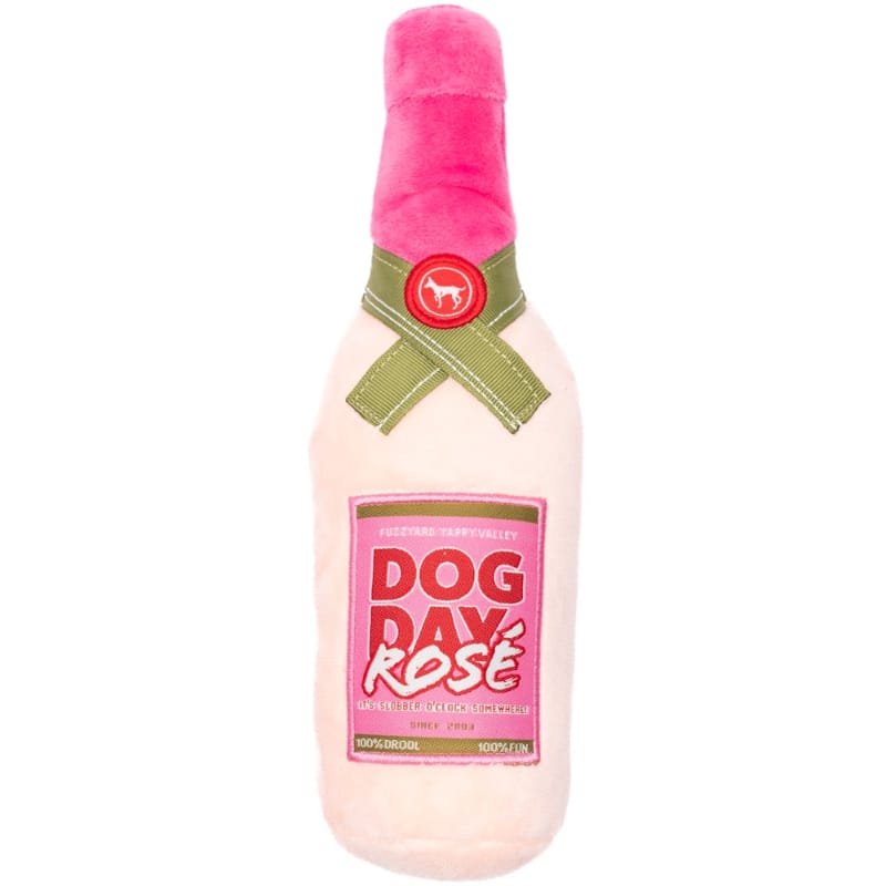 FuzzYard dog toys Pink Dog Day Rose' Plush Dog Toy