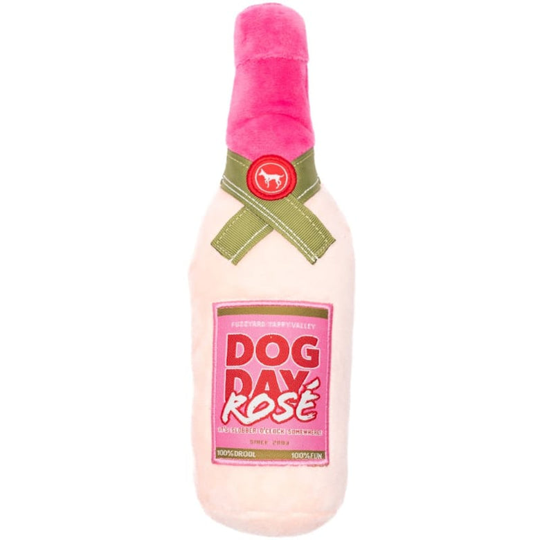 FuzzYard dog toys Pink Dog Day Rose' Plush Dog Toy