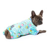 FuzzYard Dog Apparel Wakey Wakey Soft Plush Blue Dog Pajamas