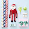 Christmas Holiday Crinkle Santa Plush Squeaky Dog Toy - 3 Sizes
