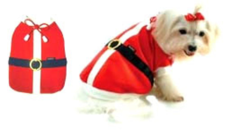 Christmas Holiday Sweet Santa Hoodie Pet Coat