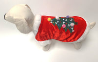 Christmas Tree Red Holiday Dog Coat