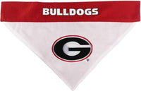 Georgia Bulldogs Reversible Reflective Pet Bandana - S/M