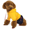 Parisian Pet Dog Apparel Legend Bike Dog Jumpsuit - Grey or Yellow - Only Available in Sizes SM and MD