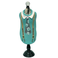 luna blue Tee's S Woofany Blue Box Tie Pet Tank