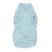 Barker's Bowtique Sweaters Blossom Dog Sweater in Blue, Grey & Pink