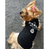 AE - PETCIRCLE dog apparel Pawda Milano Black Fleece Pull Over for Pets