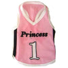 Puppe Love / PamPet USA dog apparel SZ 3 Pink Princess No. 1 Pet Jersey