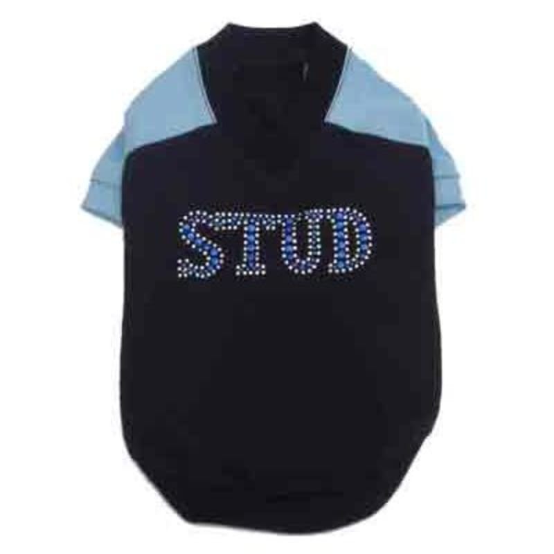 Puppe Love / PamPet USA Tee's 2 Black & Blue Stud Dog Tee