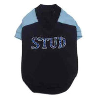 Puppe Love / PamPet USA Tee's 2 Black & Blue Stud Dog Tee