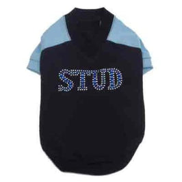 Puppe Love / PamPet USA Tee's 2 Black & Blue Stud Dog Tee