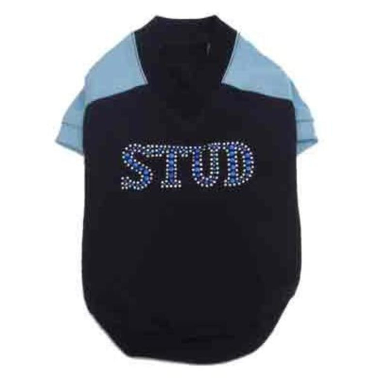 Puppe Love / PamPet USA Tee's 2 Black & Blue Stud Dog Tee