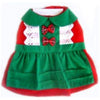 Puppe Love / PamPet USA Dresses SZ0 Christmas Lace Trimmed Pet Dress