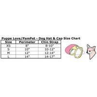 Puppe Love / PamPet USA Hats Betty Bp Black Dog Cap