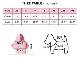 Pink Ombre Soft Pastel Colors Paw Print Stylish Dog Top