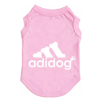 AE Dog Apparel Pink / XS Adi-dog Dog Tee in Pink or Black