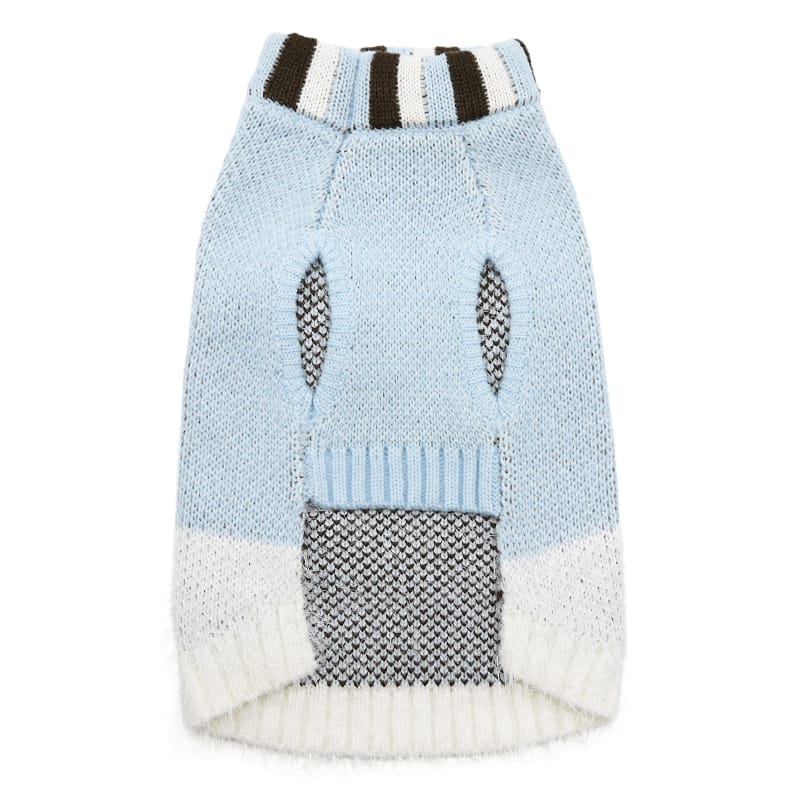 Dogo Pet Fashions SWEATERS 2XL Polar Bear Stripe Scarf Dog Sweater - 2XL only