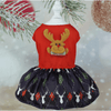 AE Dresses S Reindeer Holiday Dog Dress