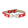 Mirage Pet Products Collars Red / XS Bling Bone Dog Collar
