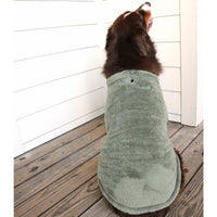 Moss Green Soft Warm Plush Fleece Dog Pullover/ Sweater