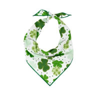 Hunter K9 Bandanas SM St. Patricks Shamrock Dog Bandana