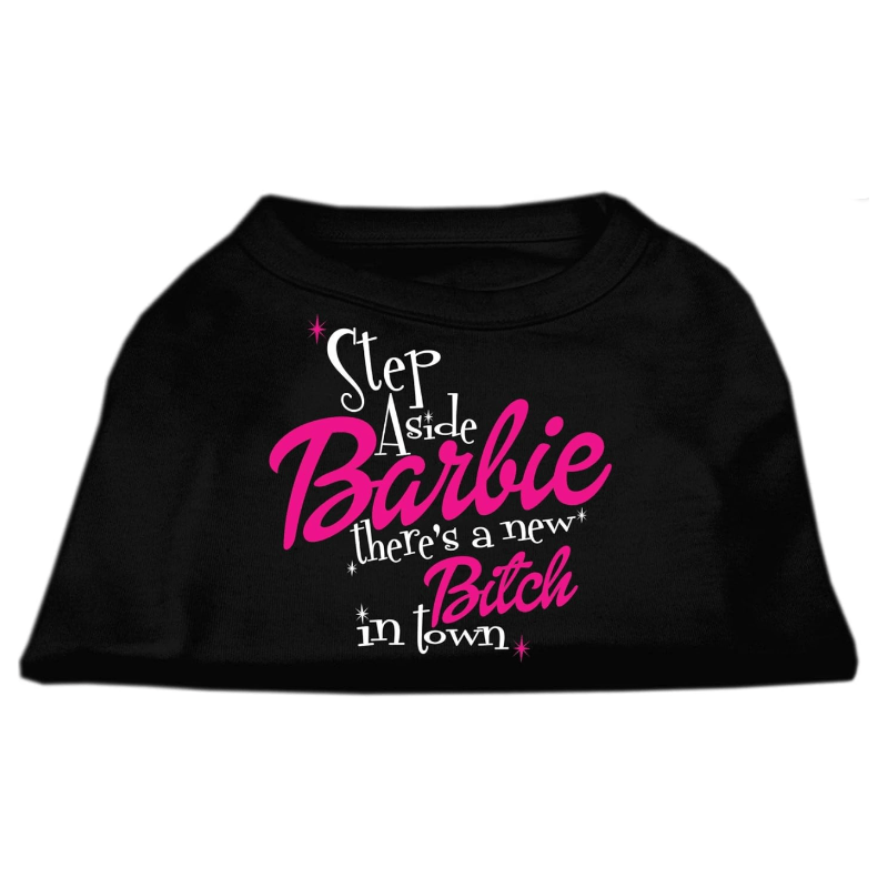 Mirage Pet Products Dog Apparel Black / XS Step Aside New B*ch in Town Dog Tee - Black or Pink