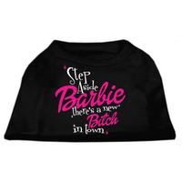 Mirage Pet Products Dog Apparel Black / XS Step Aside New B*ch in Town Dog Tee - Black or Pink