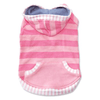 Dogo Pet Fashions Sweaters Pink / XS Stripe Hoodie Dog Sweatshirt - Pink or Black