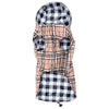 The Worthy Dog Jackets Tan Plaid London Dog Raincoat
