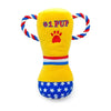 #1 PUP Trophy Rope Tug Plush Squeaky Dog Toy - 9"