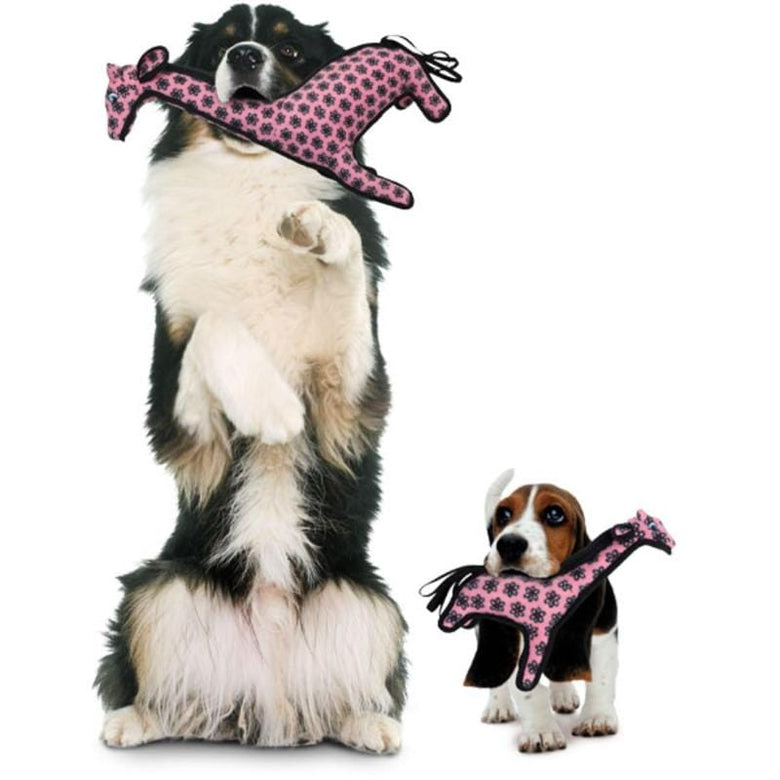VIP Products/Tuffy dog toys Tuffy Zoo Pink Giraffe Durable Tough Dog Toy - Jr Size