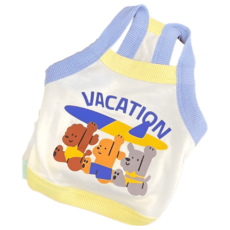 AE dog apparel XS Vacation Dog Tee