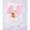 AE Dog Apparel White / SM Fleece Bunny Dog Costume in Pink or White