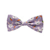 Huxley & Kent Bow Tie SM Funny Bunny & Carrots Purple Dog Bow Tie - 2 sizes
