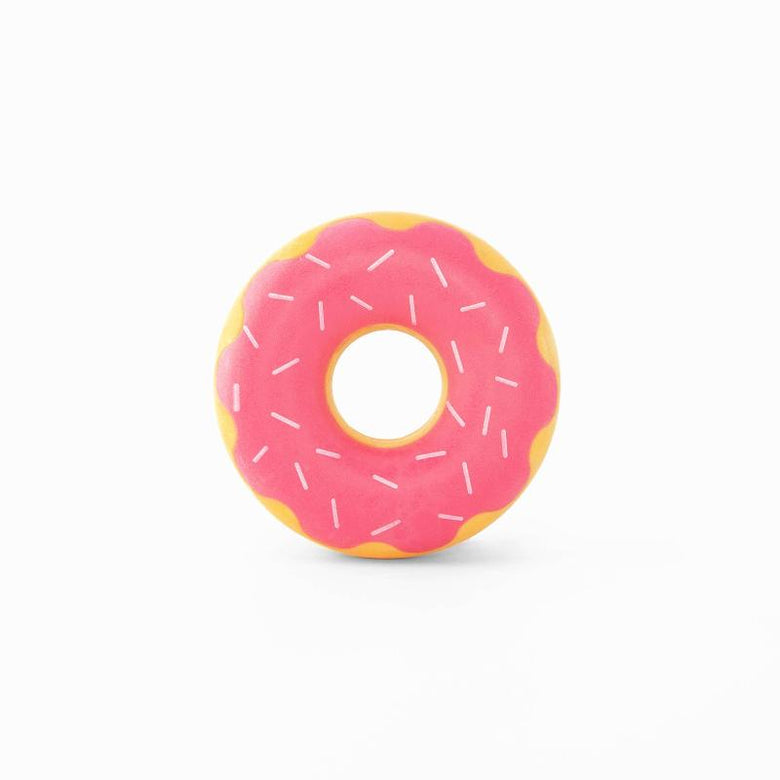 ZippyPaws dog toys ZippyTuff Donutz Strawberry Dog Toy