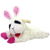 Multipet dog toys Easter Lamb Chop Spring Plush Squeak Dog Toy - 10.5"