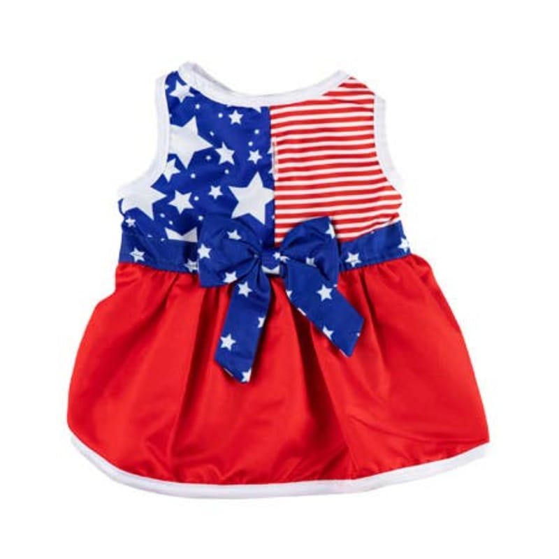 Barker's Bowtique Dresses XS Max's Closet Americana Flag Pet Dress