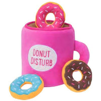 Zippypaws dog toys Burrow Coffee and Donutz Interactive Dog Toy - 4pc