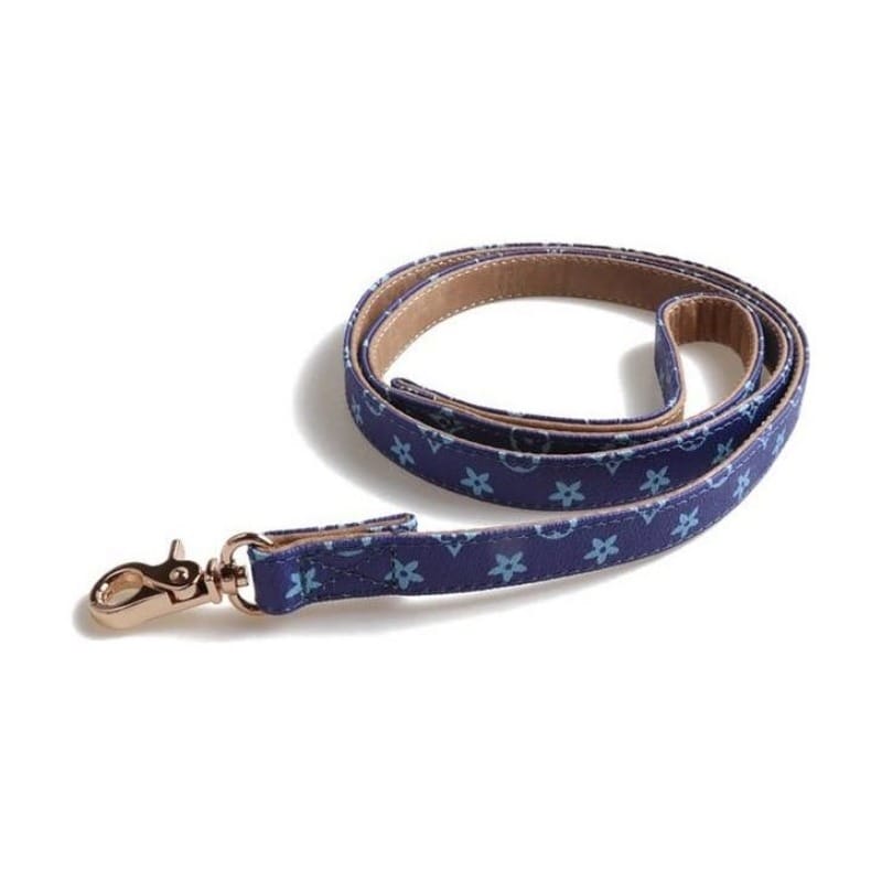 BARK by DOG Leashes Lauren Luxury Blue Dog Leash