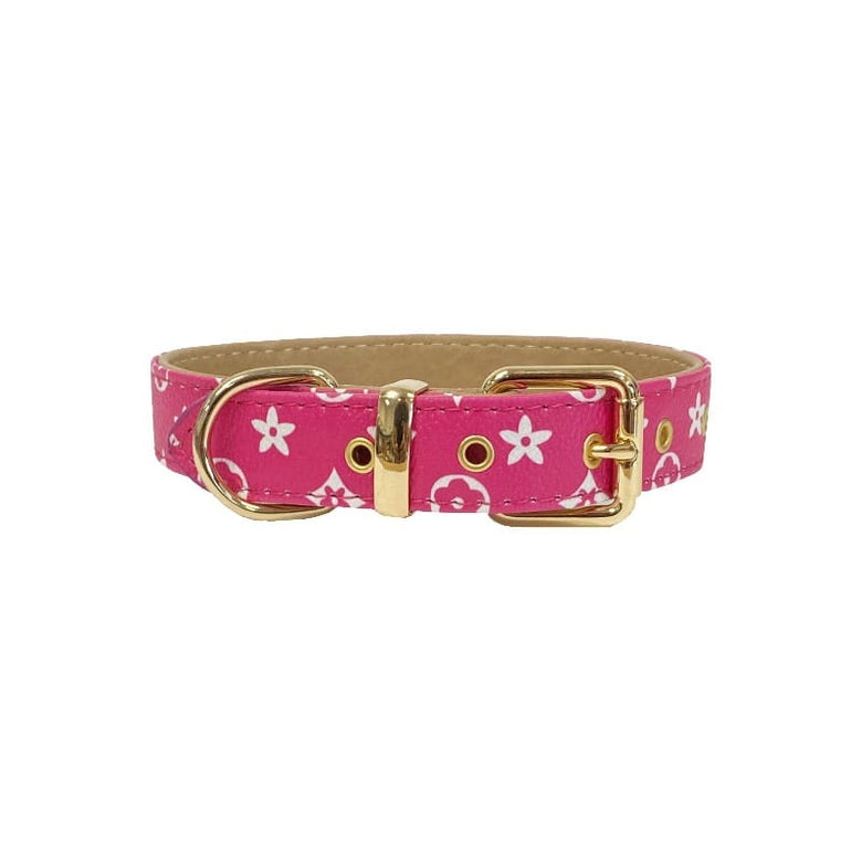 BARK by DOG Collars Soho Hot Pink Dog Collar - Sz Lg