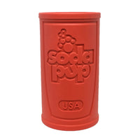 SodaPup dog toys SP Retro Soda Can - Chew Dog Toy - Treat Dispenser - Red Lg