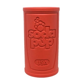 SodaPup dog toys SP Retro Soda Can - Chew Dog Toy - Treat Dispenser - Red Lg