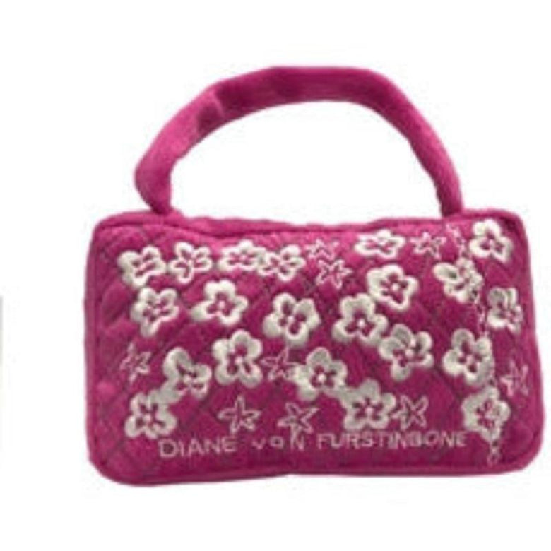 Dog Diggin Designs Toys Diane Von Furstinbone Handbag Plush Squeak Dog Toy