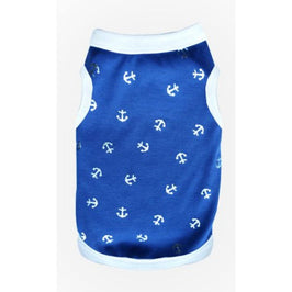 Barker's Bowtique Tee's XS Nautical Dog Tank