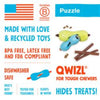West Paw dog toys Qwizl Puzzle & Treat Interactive Dog Toy