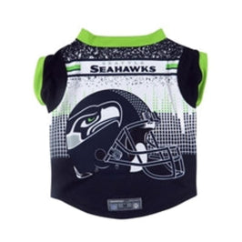 Barker's Bowtique Athletic Wear XS Seahawks Performance Dog Tee