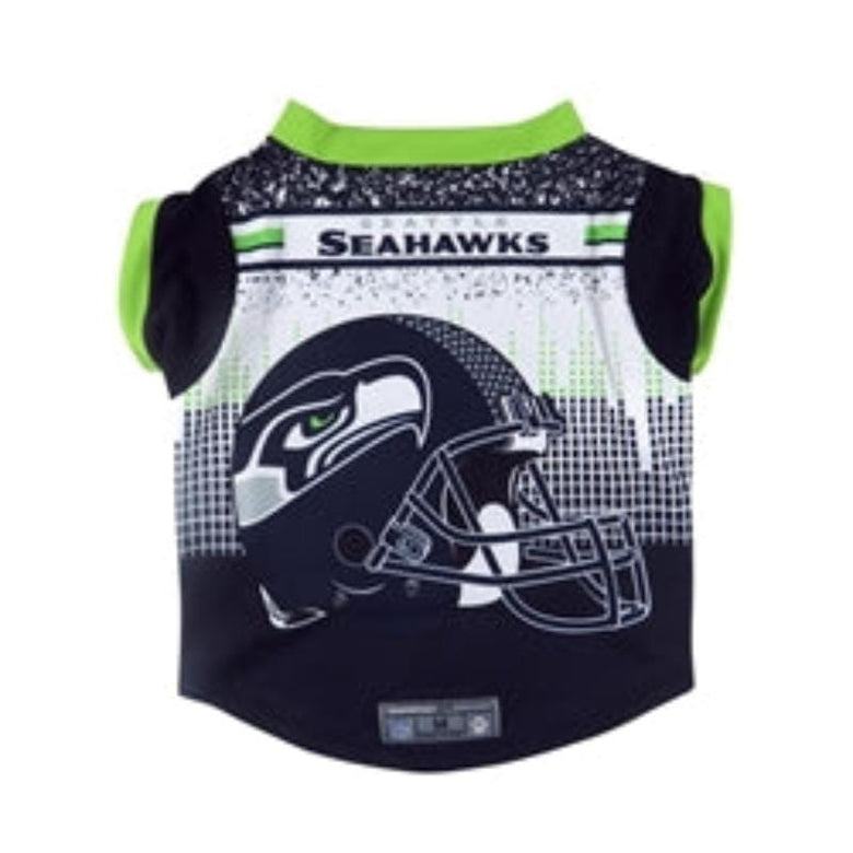 Barker's Bowtique Athletic Wear XS Seahawks Performance Dog Tee