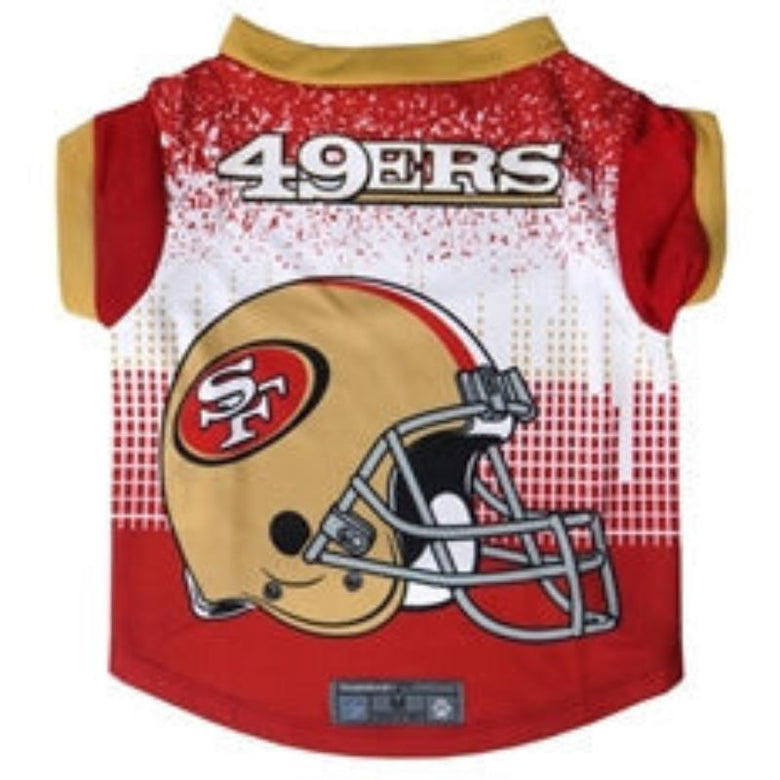 Barker's Bowtique Athletic Wear S SF 49ers Performance Dog Tee