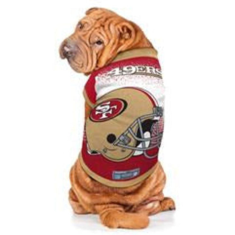 Barker's Bowtique Athletic Wear SF 49ers Performance Dog Tee