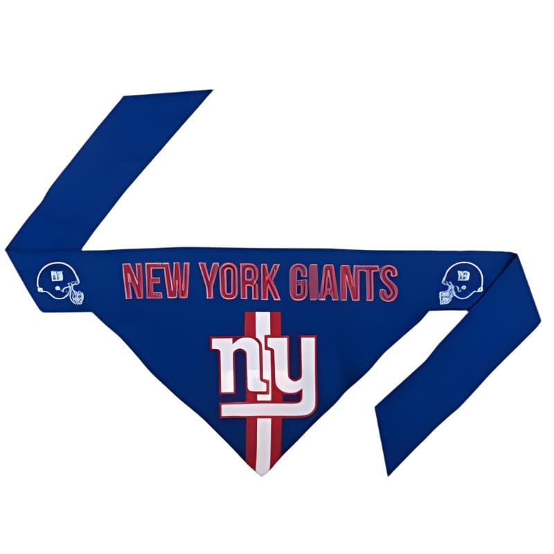 Barker's Bowtique Athletic Wear XS NY Giants Pet Bandana